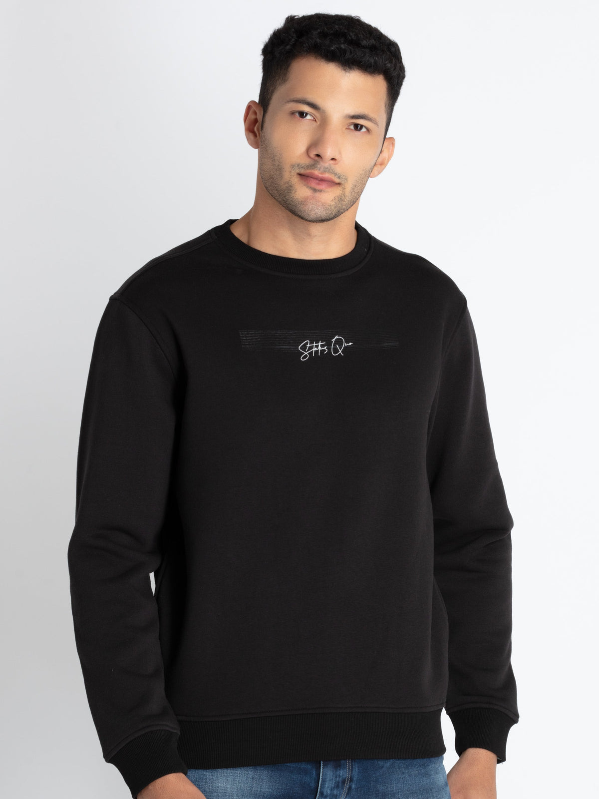 round neck sweatshirt for men