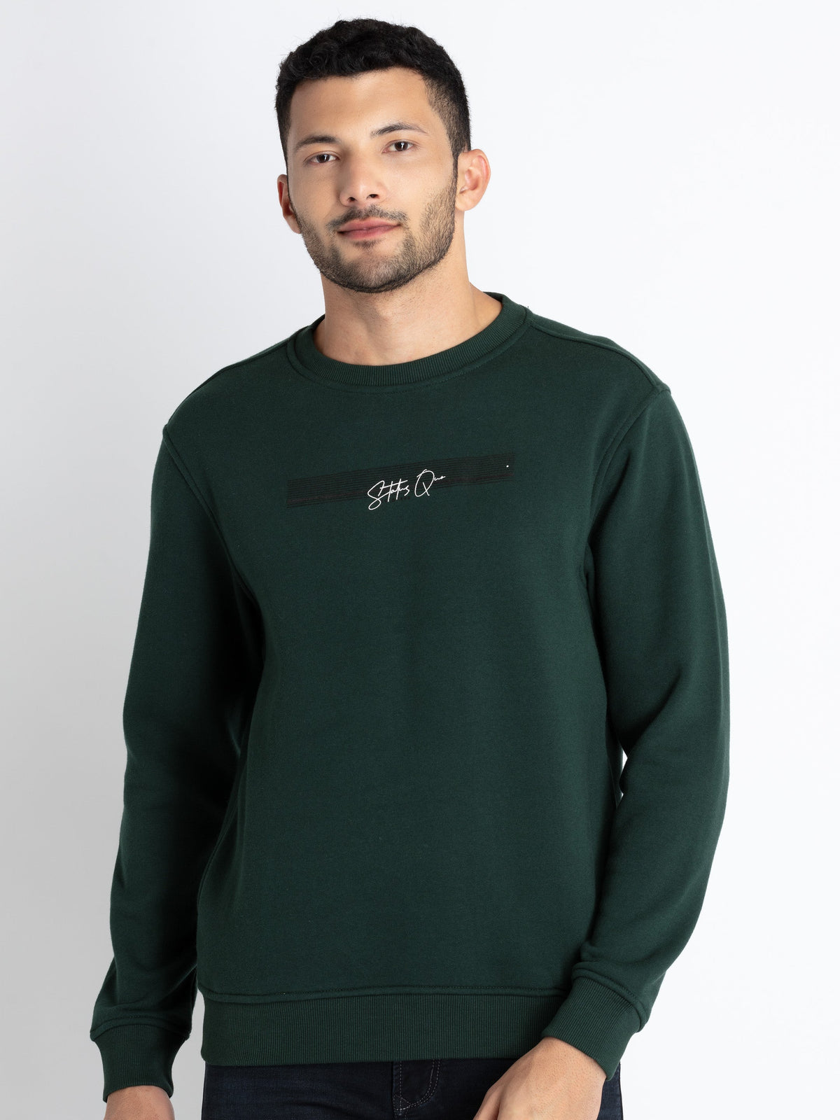 round neck sweatshirt for men