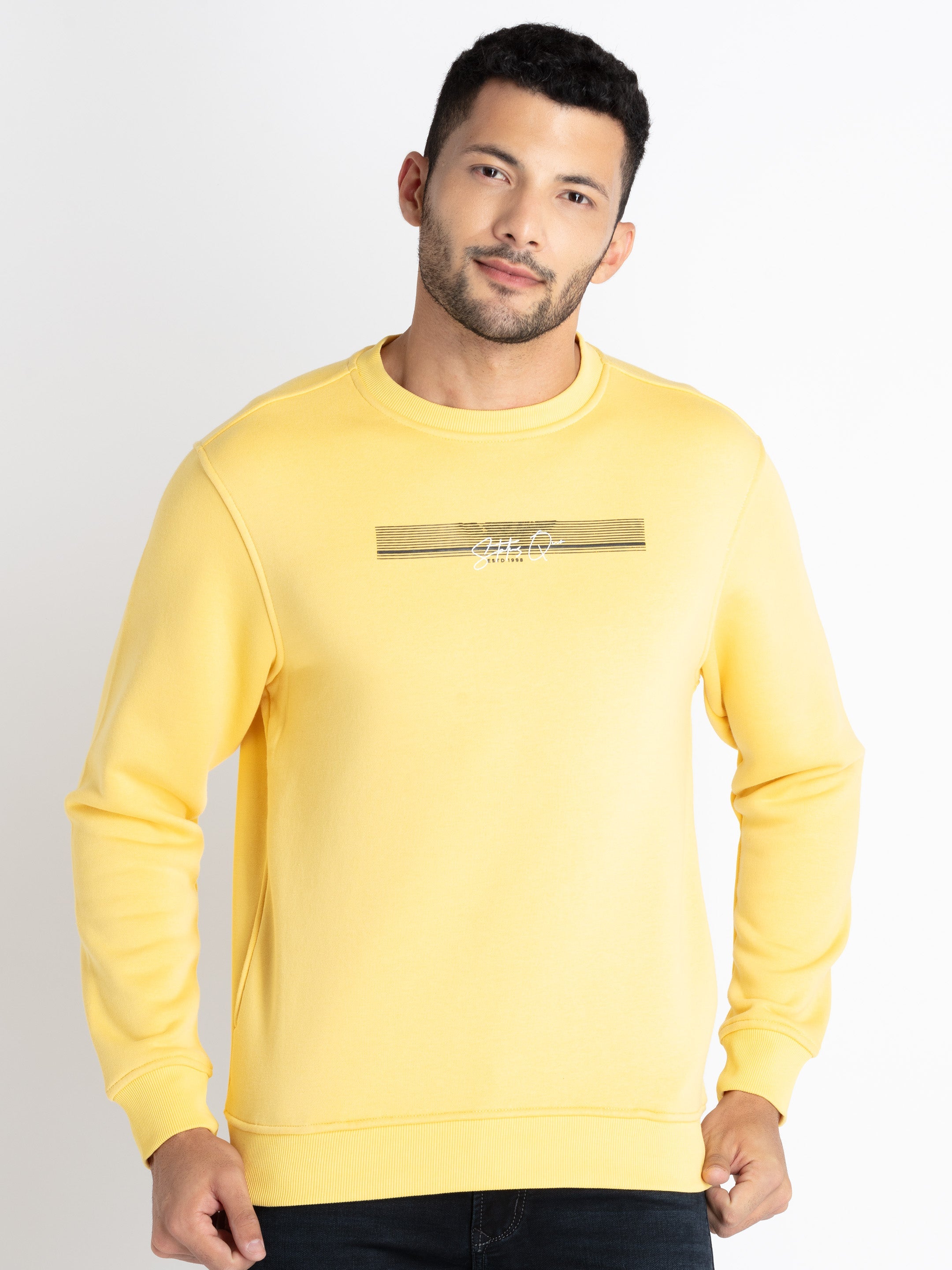 round neck sweatshirt for men Main image
