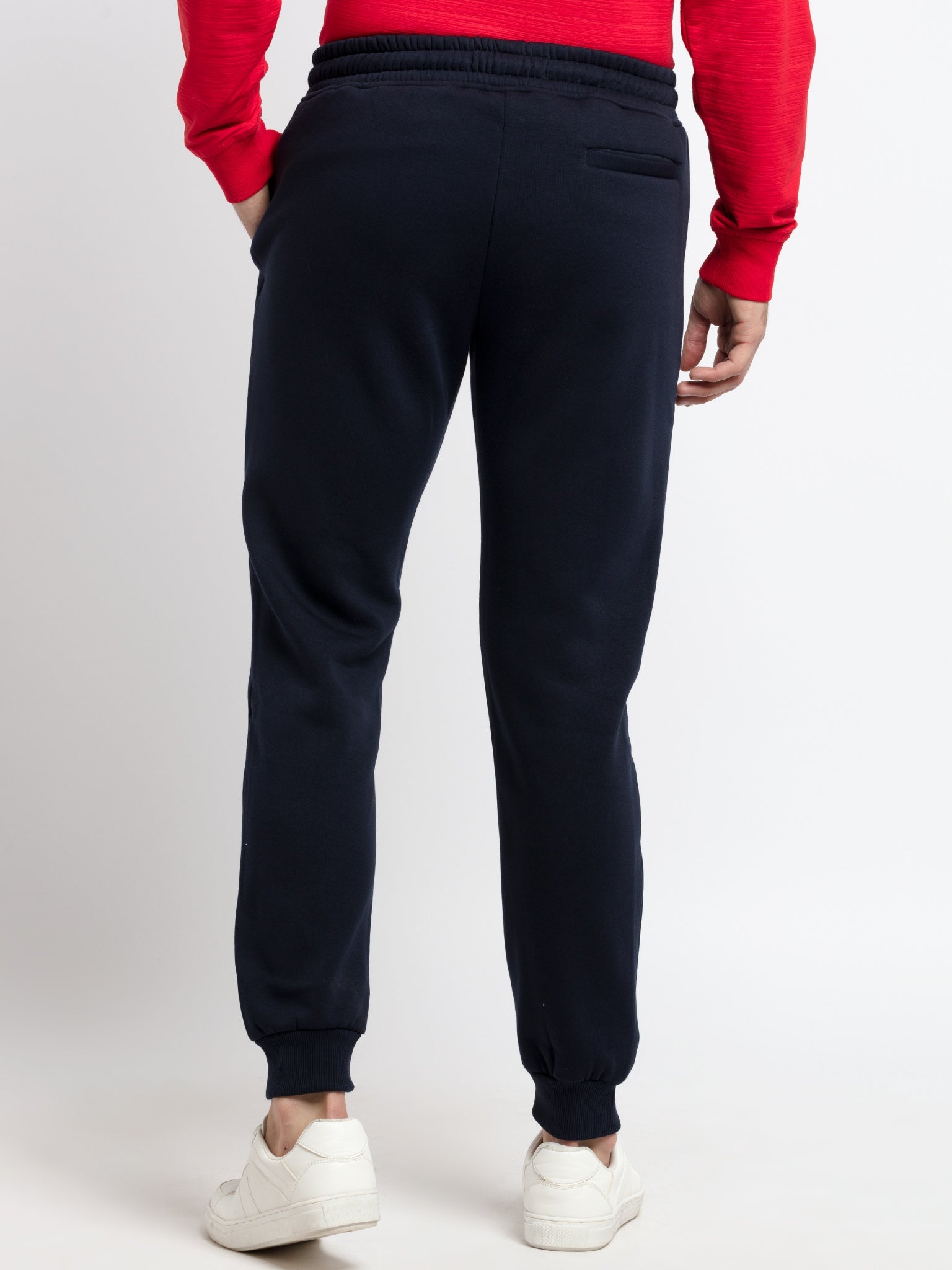 Mens Solid Regular Fit Joggers