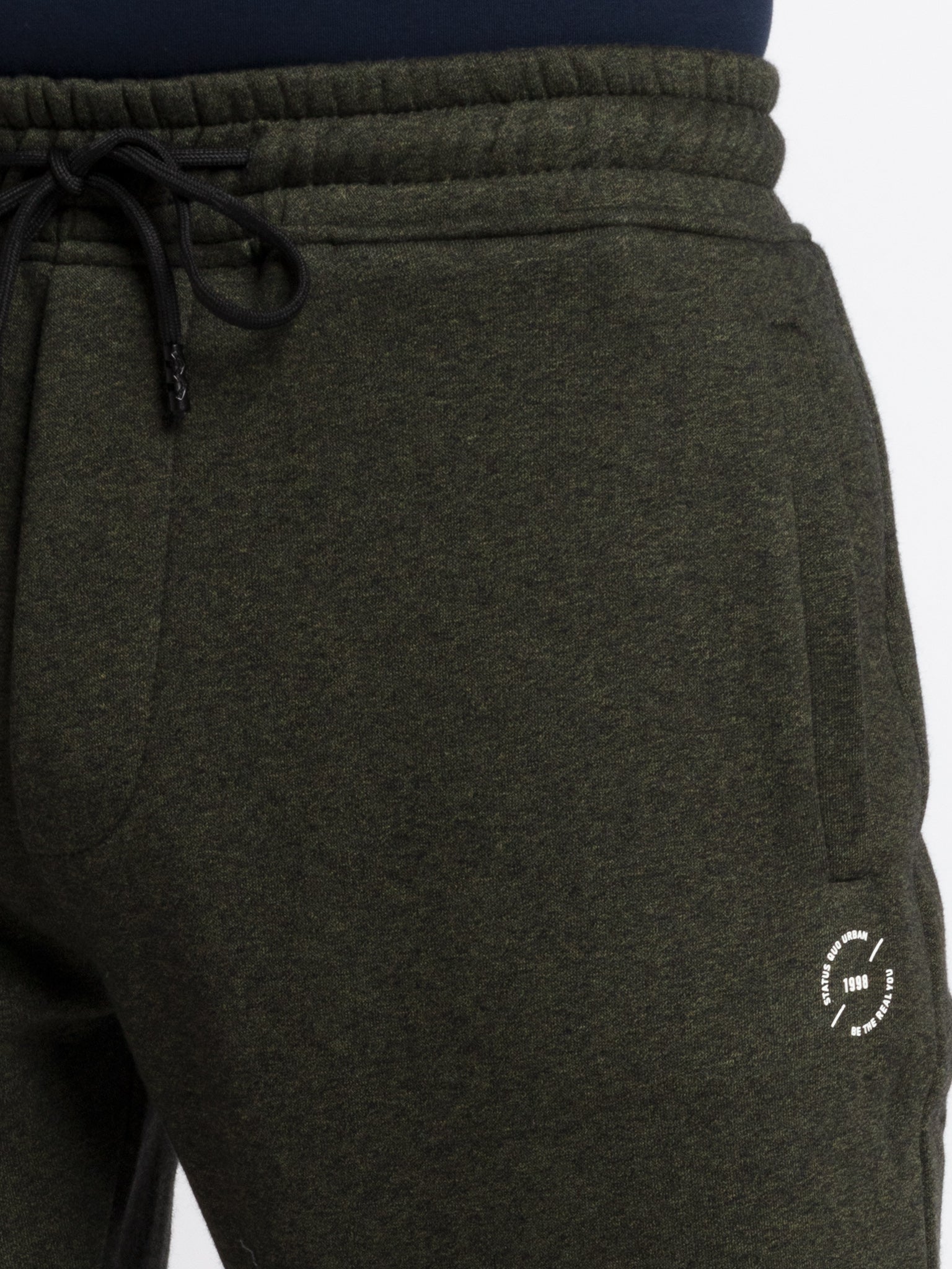Mens Solid Regular Fit Joggers