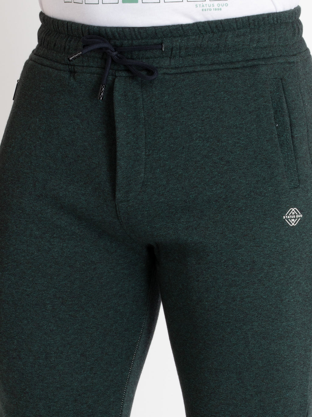 Mens Solid Regular Fit Joggers