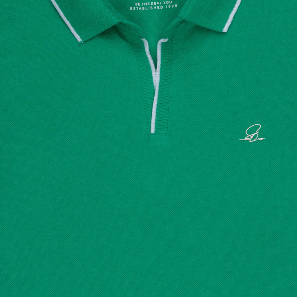 Kids Polo With Tipping Collar