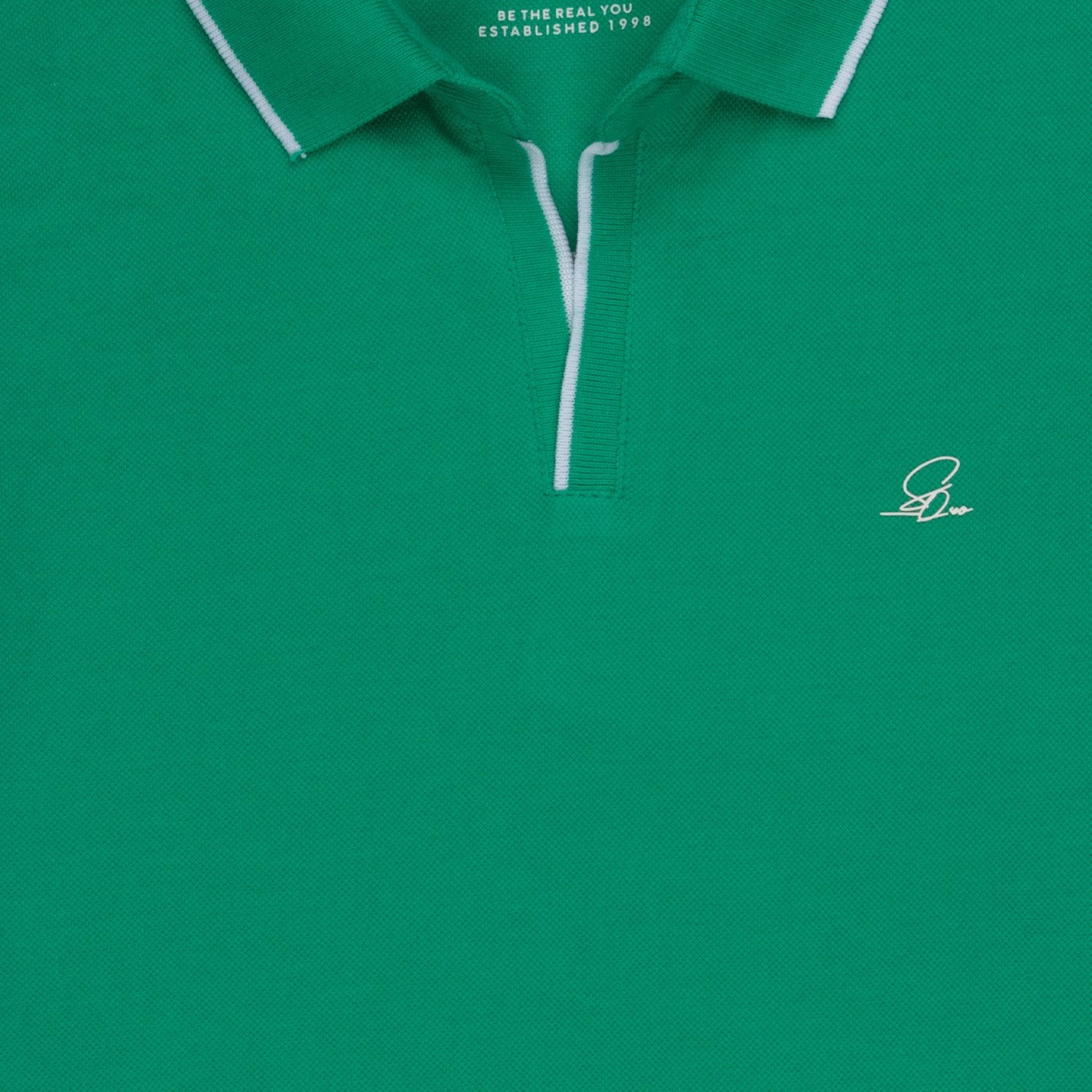 Kids Polo With Tipping Collar