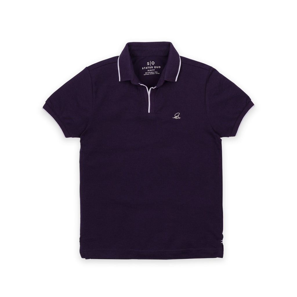 Kids Polo With Tipping Collar