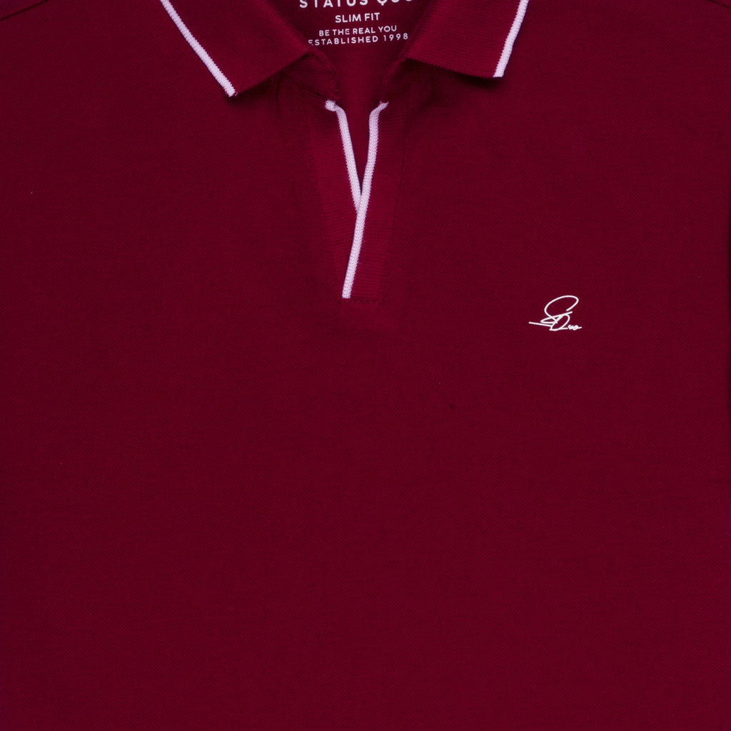 Boys Tipping Collar Polo T-Shirt