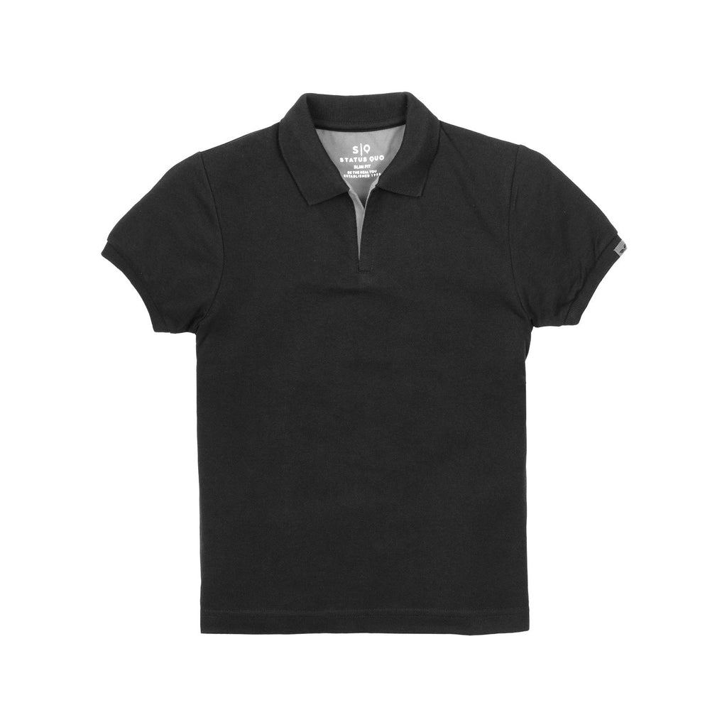 Status Quo |Kids Solid Regular Fit T-shirt - 4, 6, 8, 10, 12, 14, 16