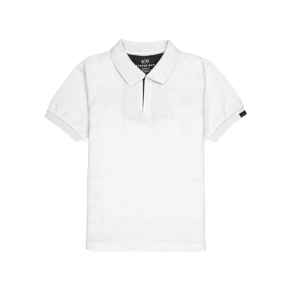 Status Quo |Kids Solid Regular Fit T-shirt - 4, 6, 8, 10, 12, 14, 16