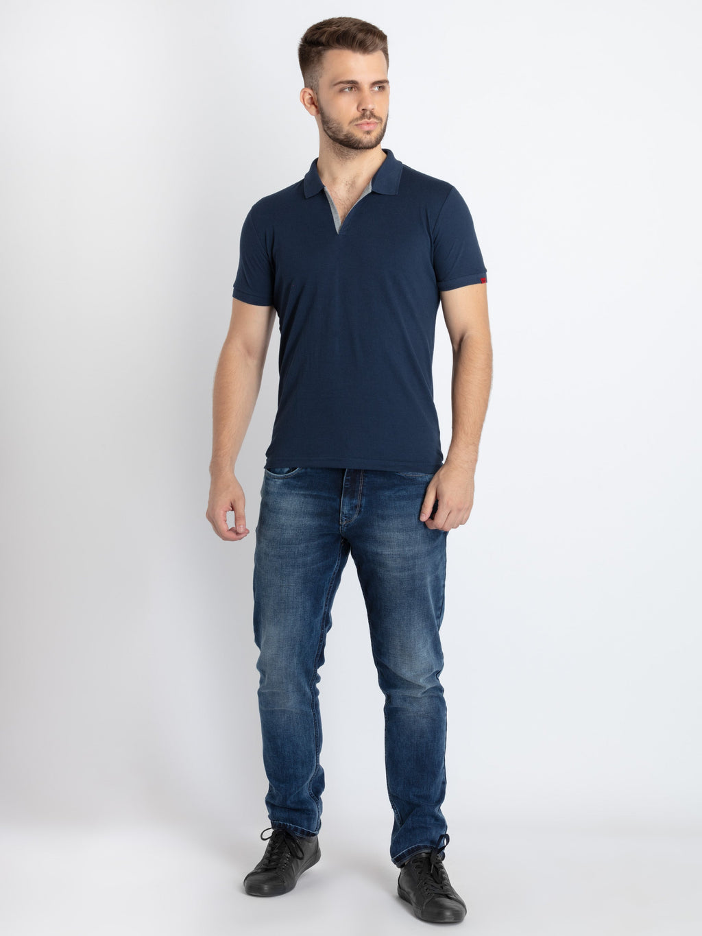 Mens Slim Fit Polo T-Shirt