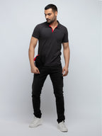 Anthra mel polo t shirt