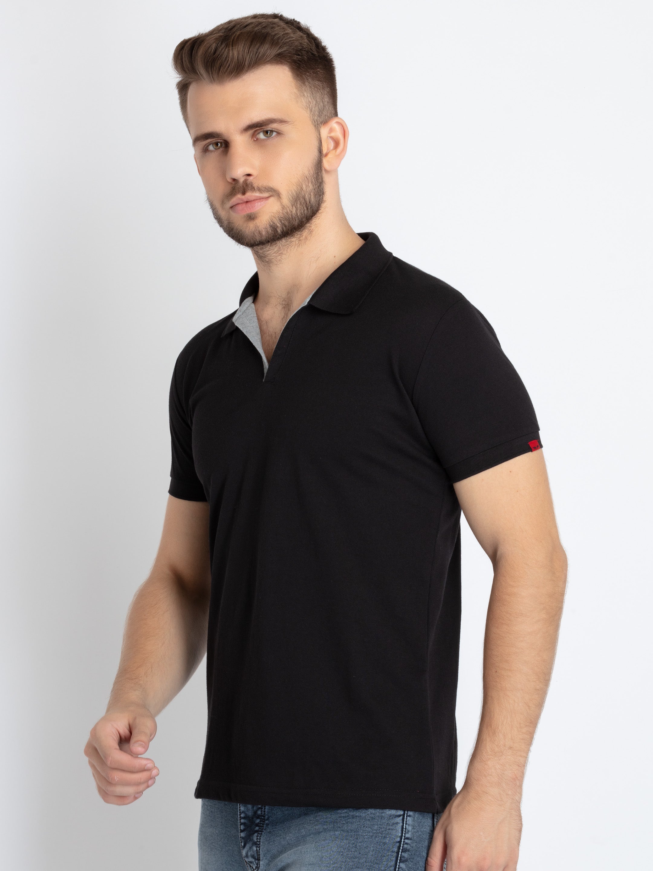 Mens Slim Fit Polo T-Shirt Secondary image