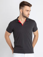 Charcoal polo t shirt