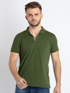Slim fit Green Polo Tshirt