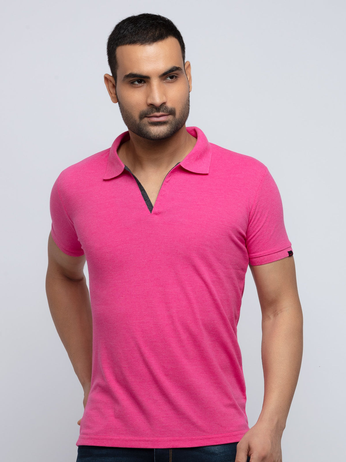 Slim Fit PINK MEL Polo tshirt