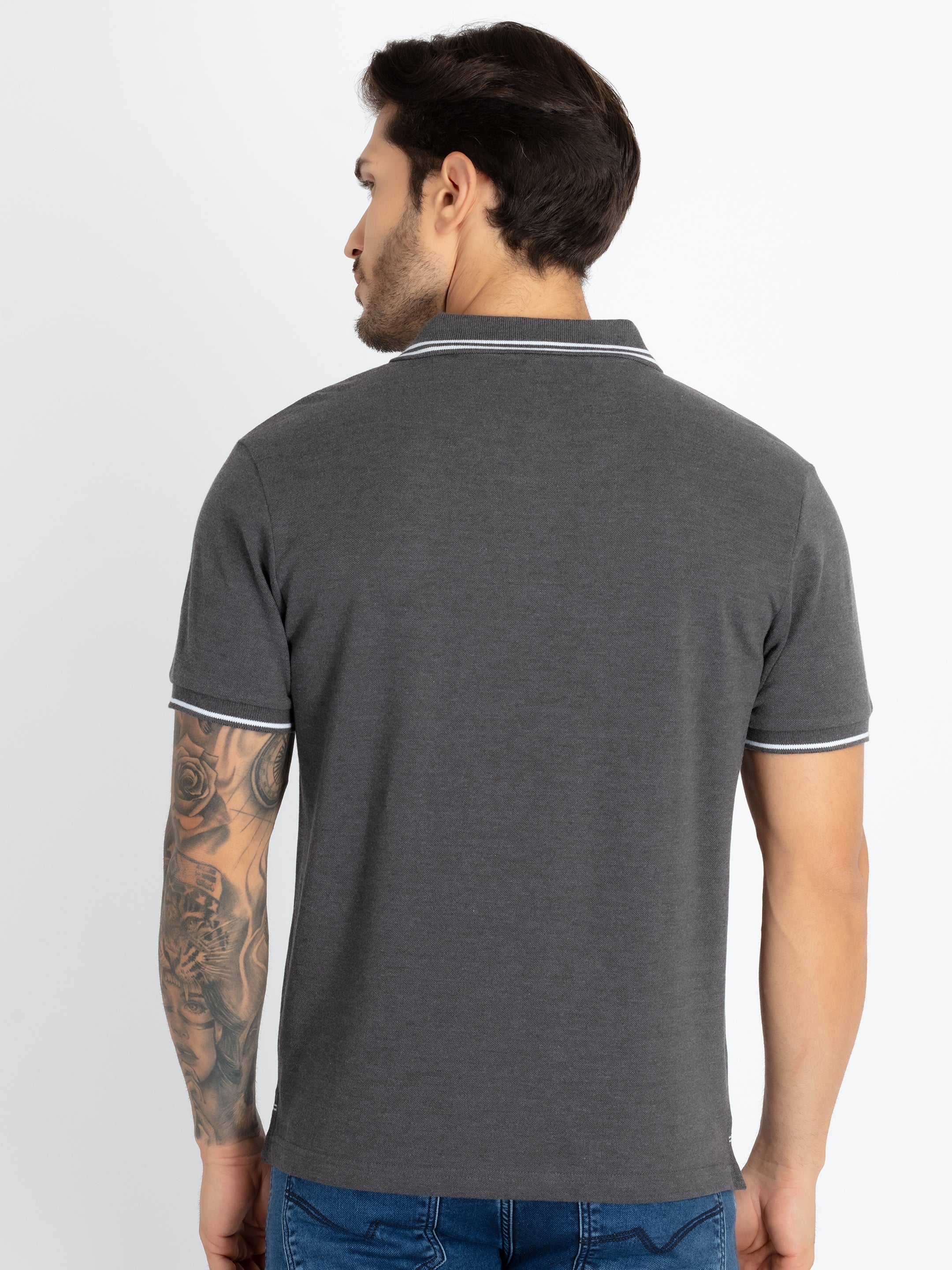 Mens Slim Fit Polo T-Shirt