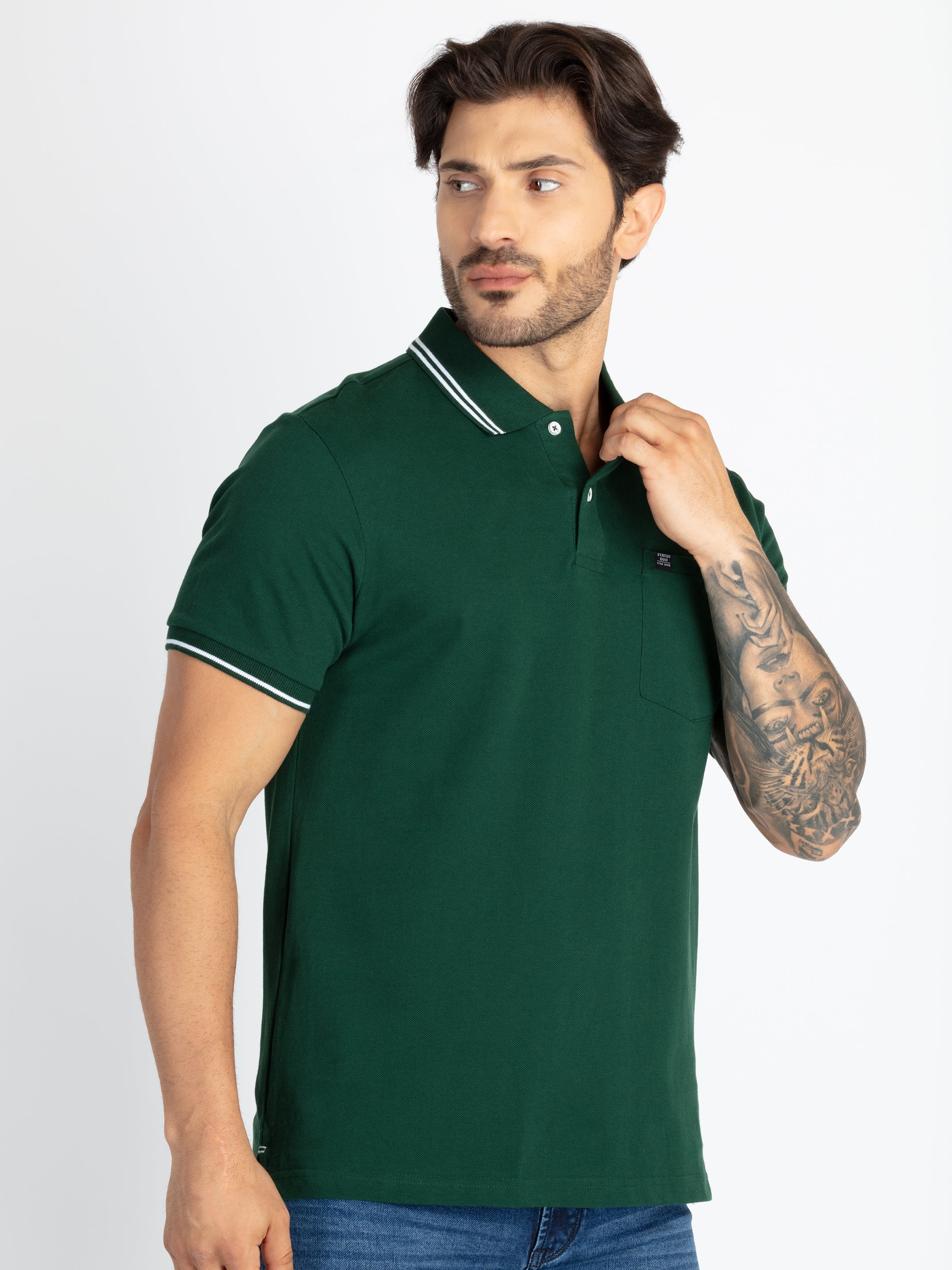Mens Slim Fit Polo T-Shirt