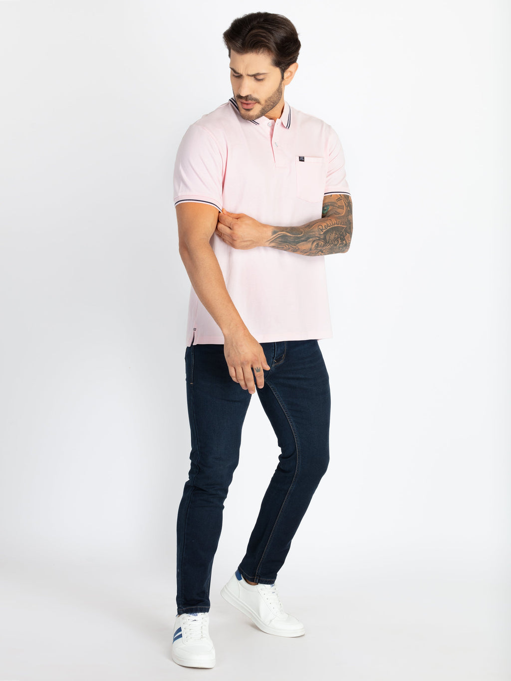 Mens Slim Fit Polo T-Shirt