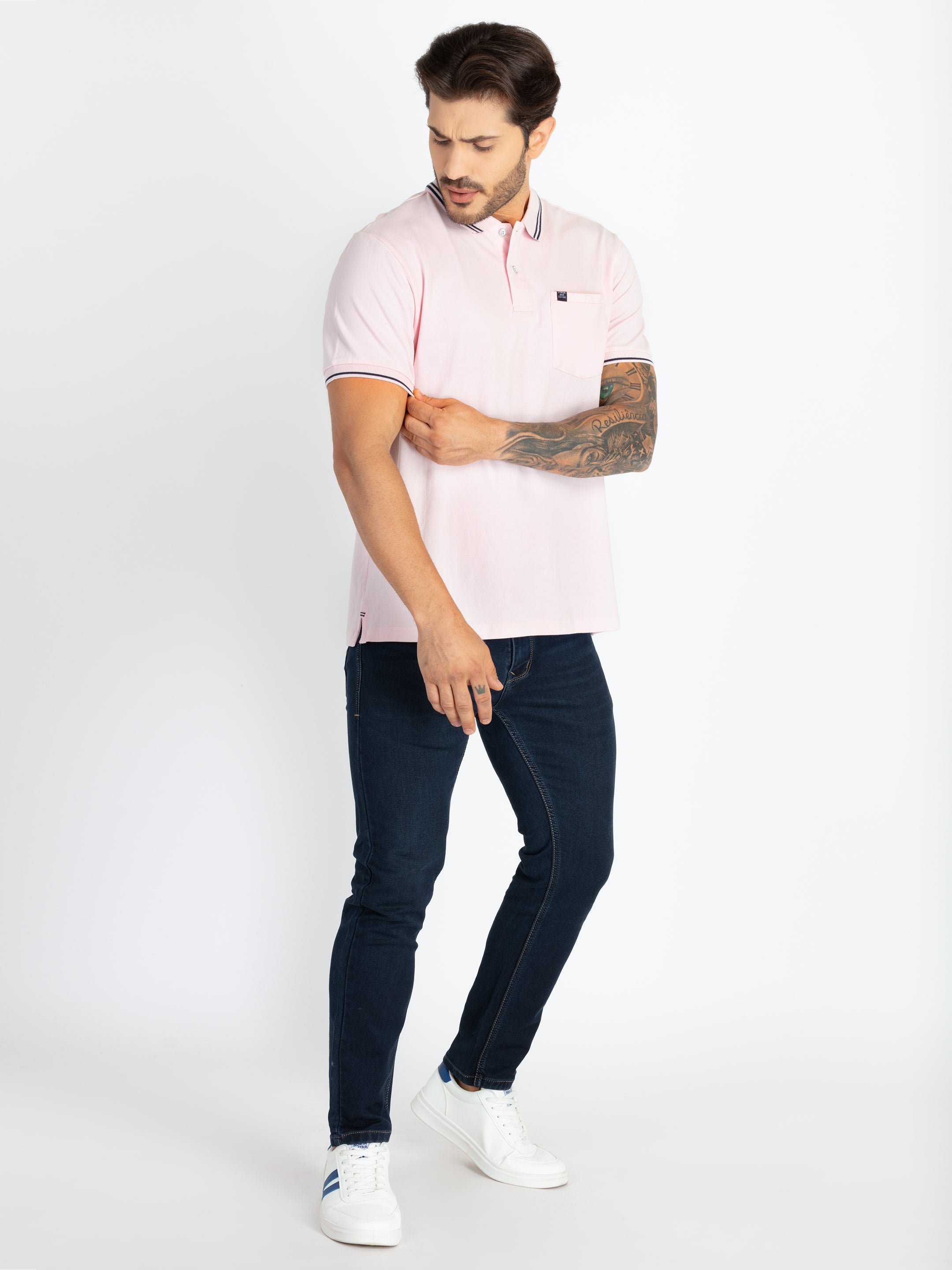 Mens Slim Fit Polo T-Shirt