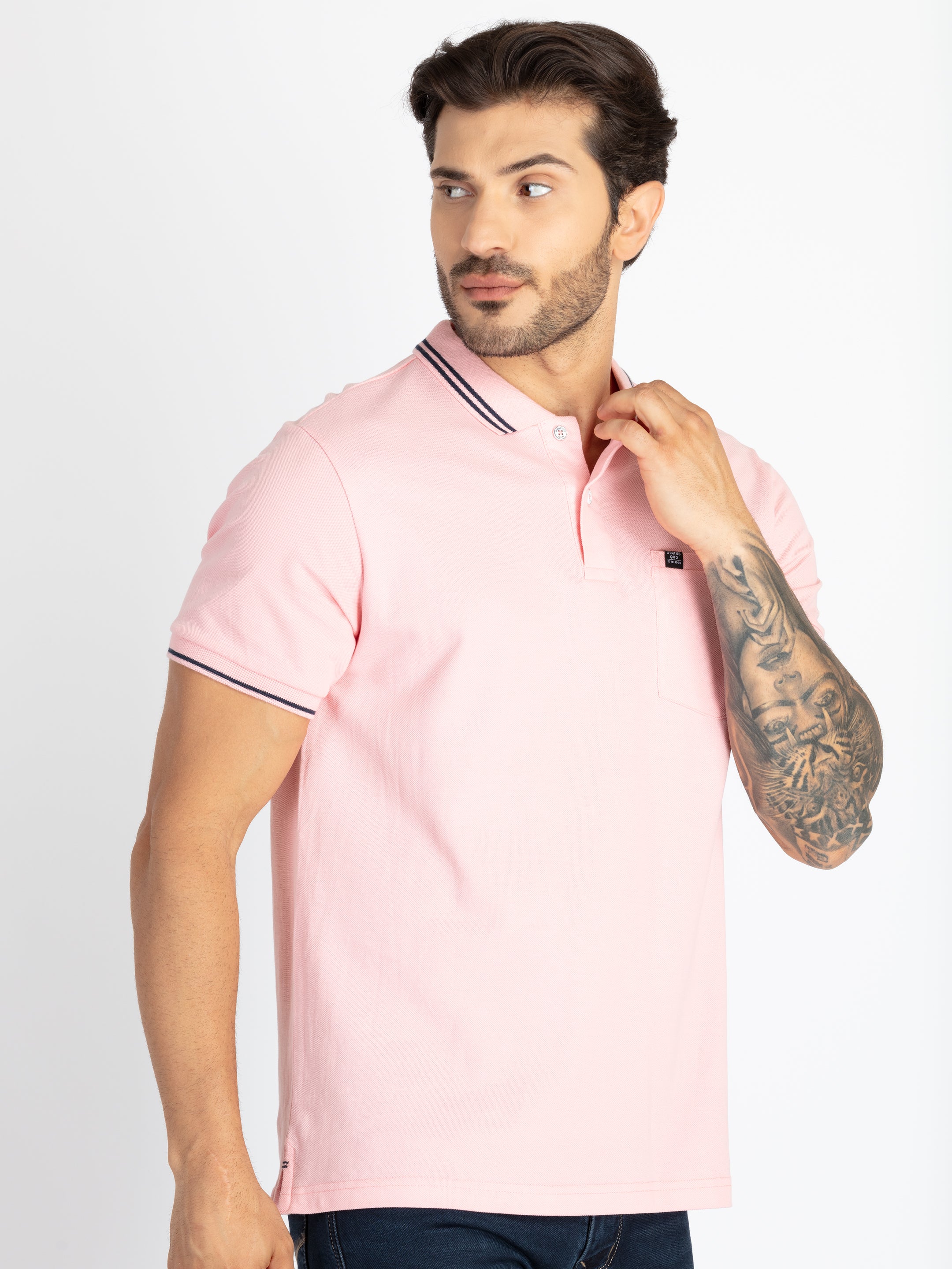 Mens Slim Fit Polo T-Shirt Secondary image