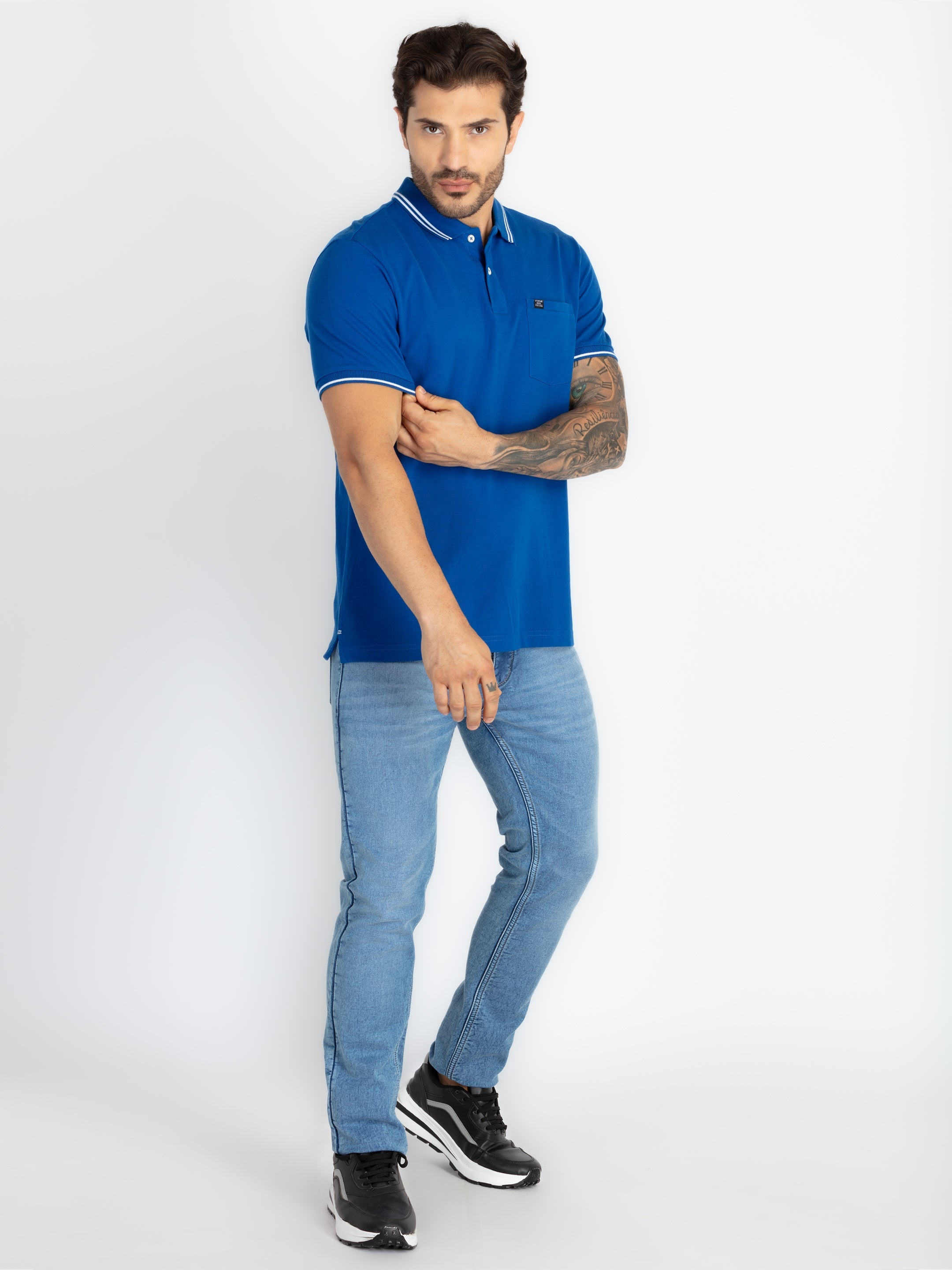 Mens Slim Fit Polo T-Shirt