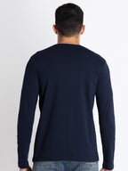 Mens Solid Round Neck T-Shirt
