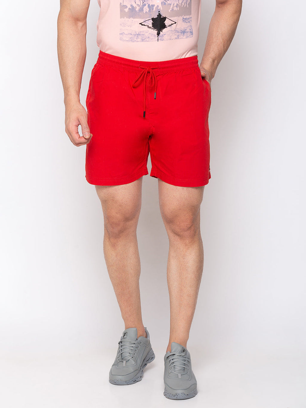 Solid Regular Fit Shorts
