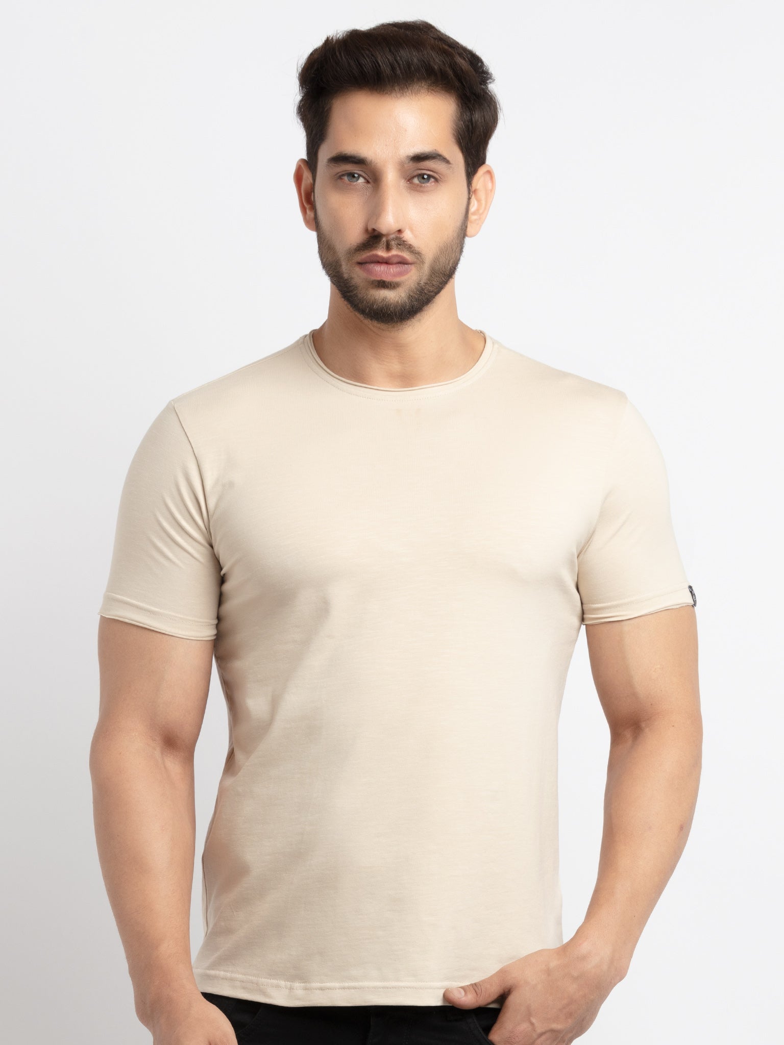 Status Quo |Tapperd Fit Round Neck T-shirt - S, M, L, XL, XXL