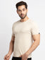 Mens Basic Taperd Fit Round Neck T-Shirt