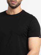 Mens Basic Taperd Fit Round Neck T-Shirt