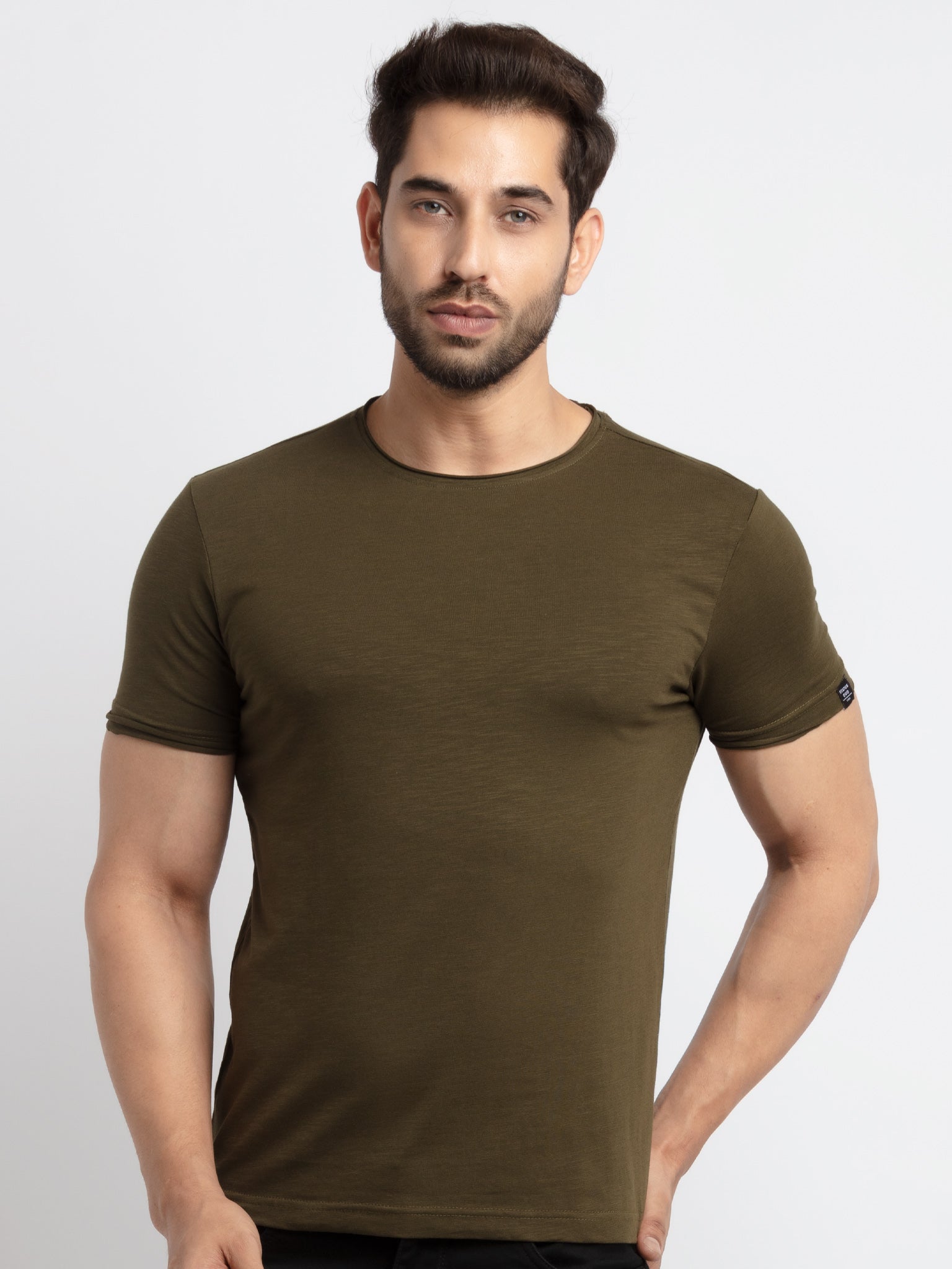 Status Quo |Tapperd Fit Round Neck T-shirt - S, M, L, XL, XXL