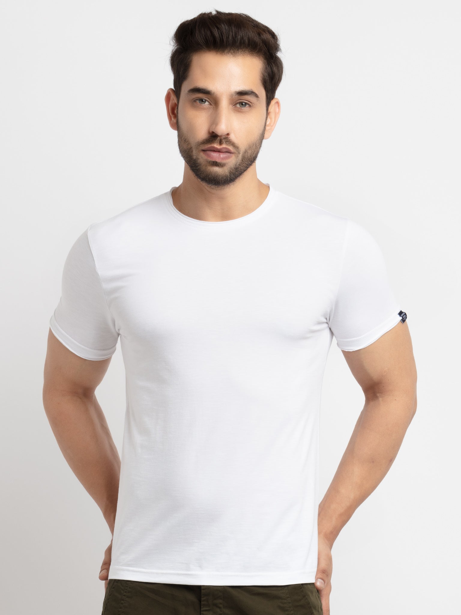 Status Quo |Tapperd Fit Round Neck T-shirt - S, M, L, XL, XXL
