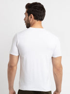Mens Basic Taperd Fit Round Neck T-Shirt