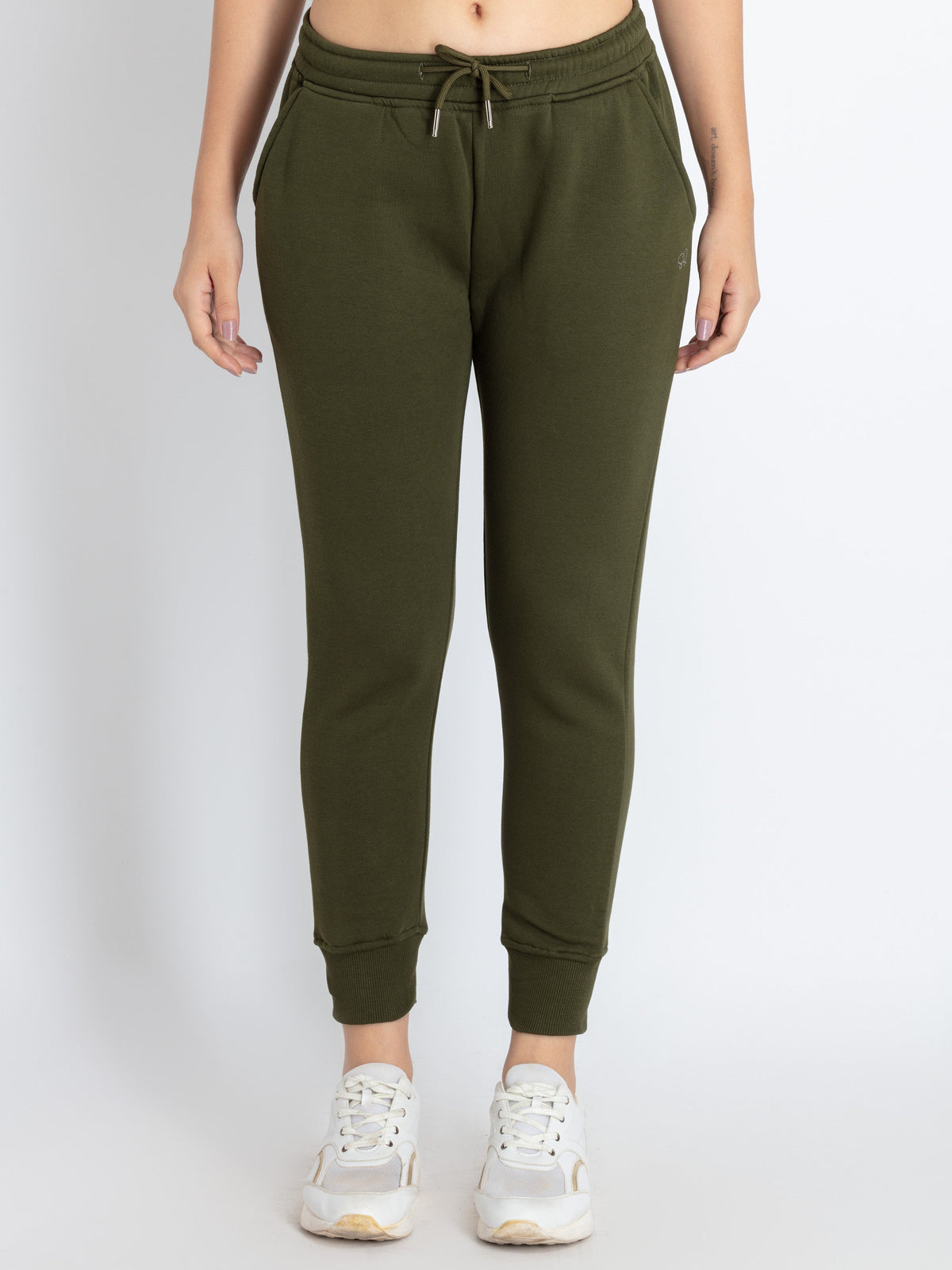 solid joggers for women