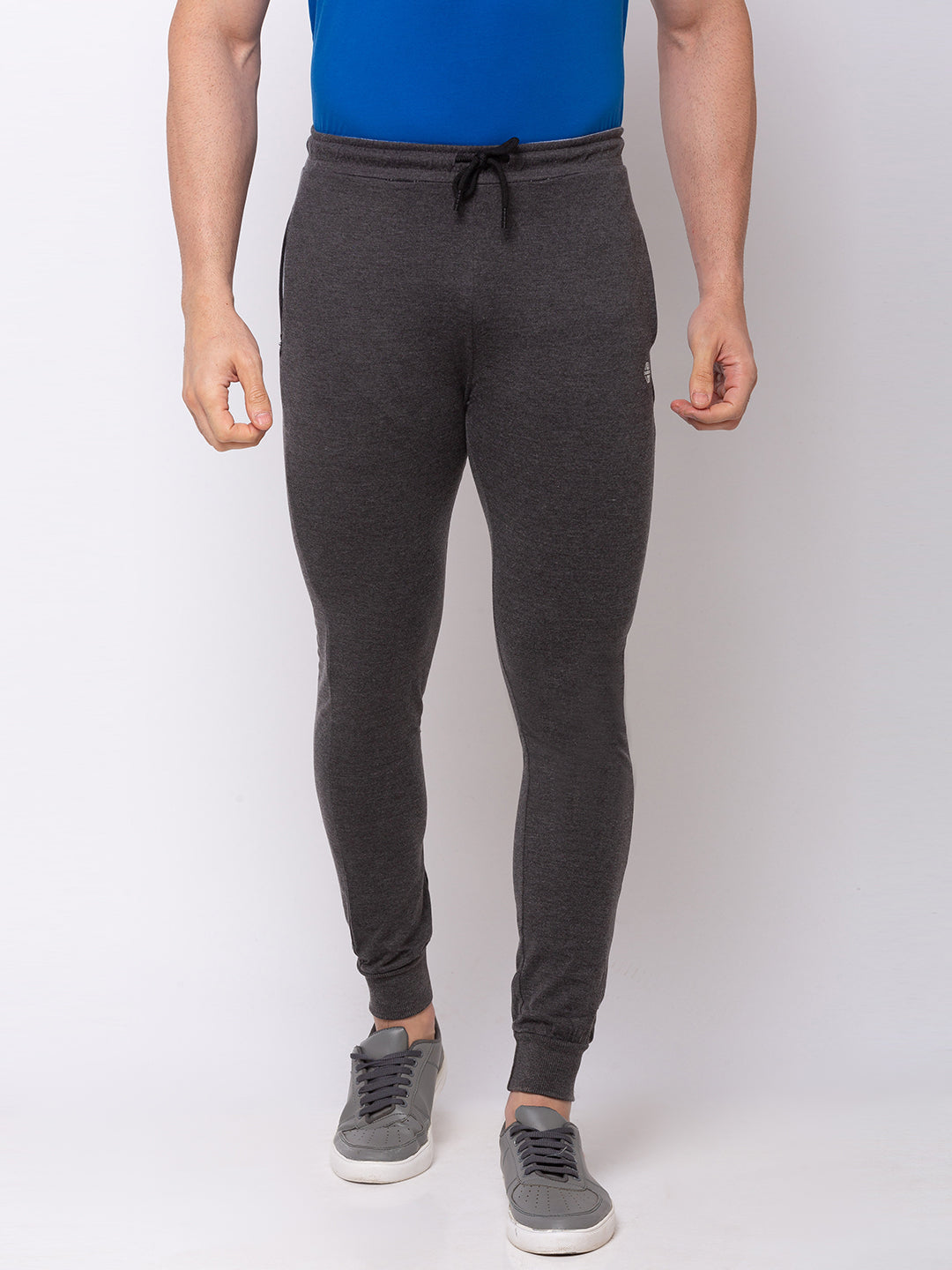 Solid Track Pants with HD Print