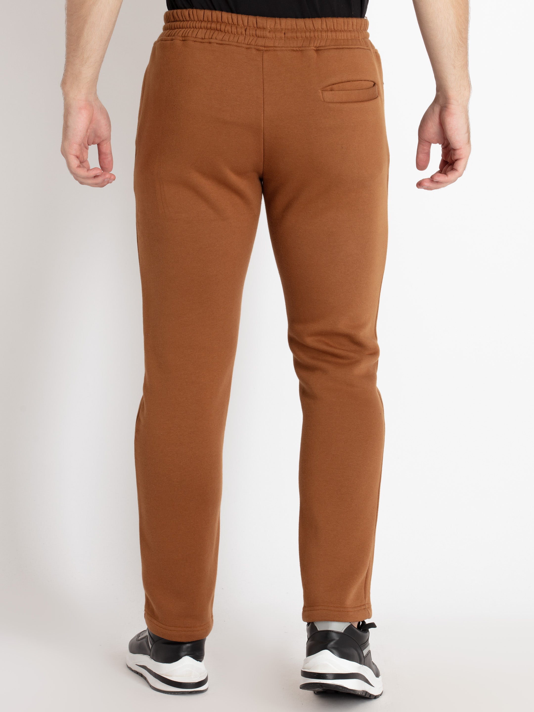 Mens Solid Regular Fit Track Pants