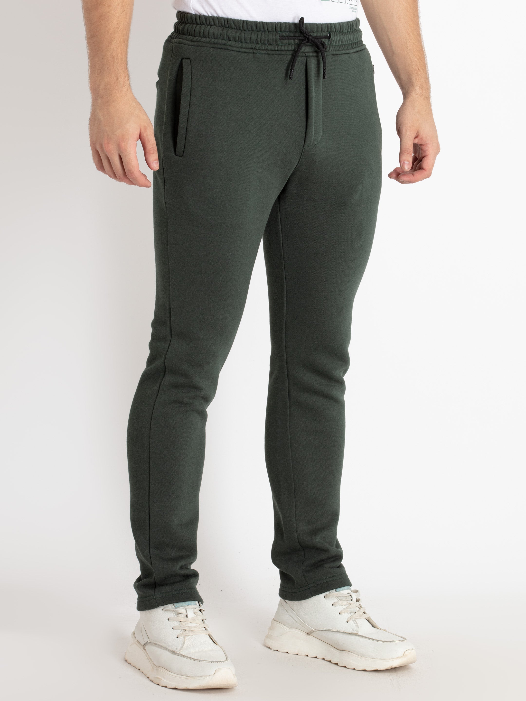 Men's Solid Regular Fit Track Pants