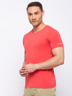 Solid Slim Fit V-Neck T-shirt