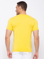 Solid Slim Fit V-Neck T-shirt