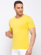 Solid Slim Fit V-Neck T-shirt