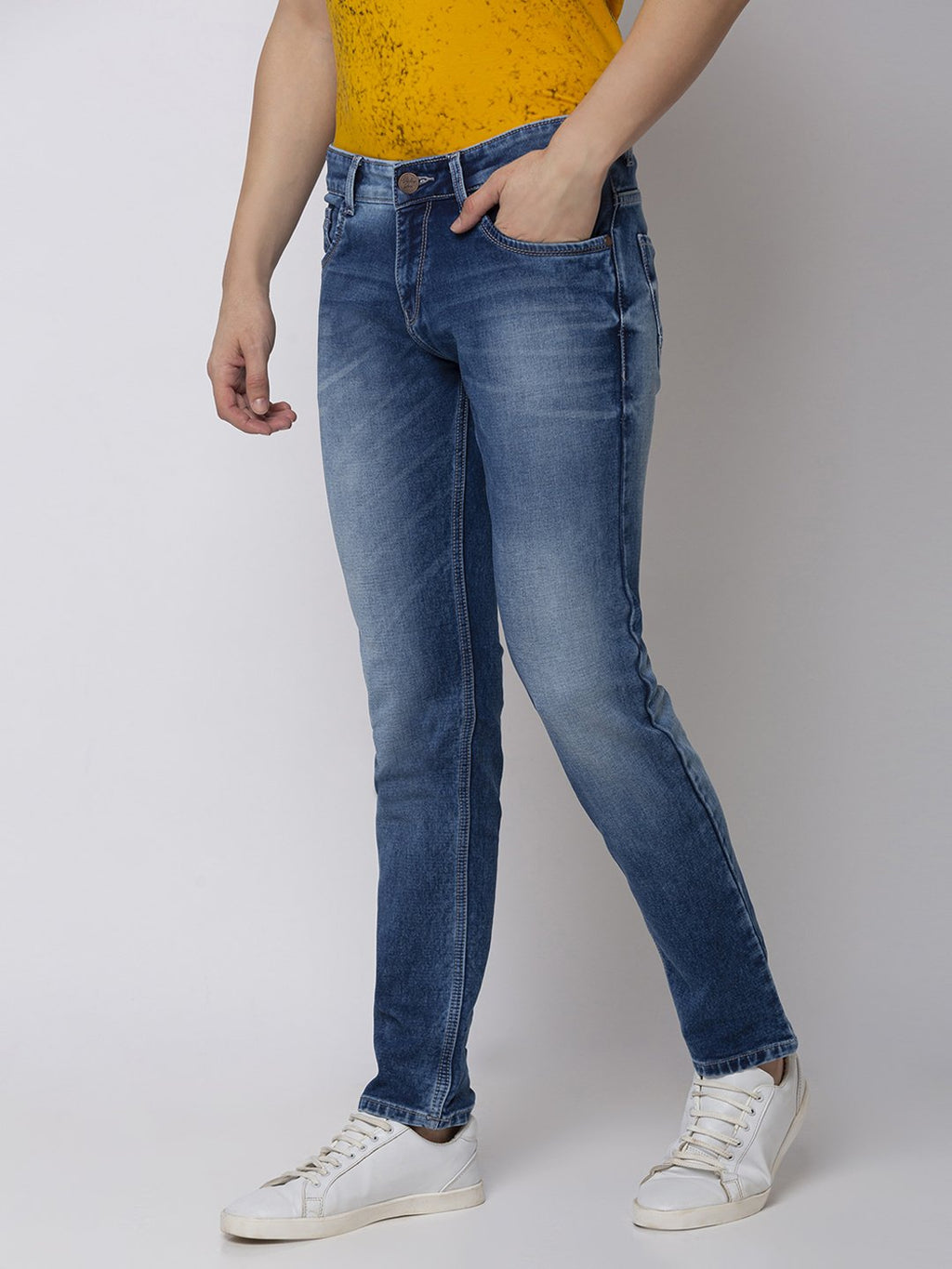 light washed jeans for men