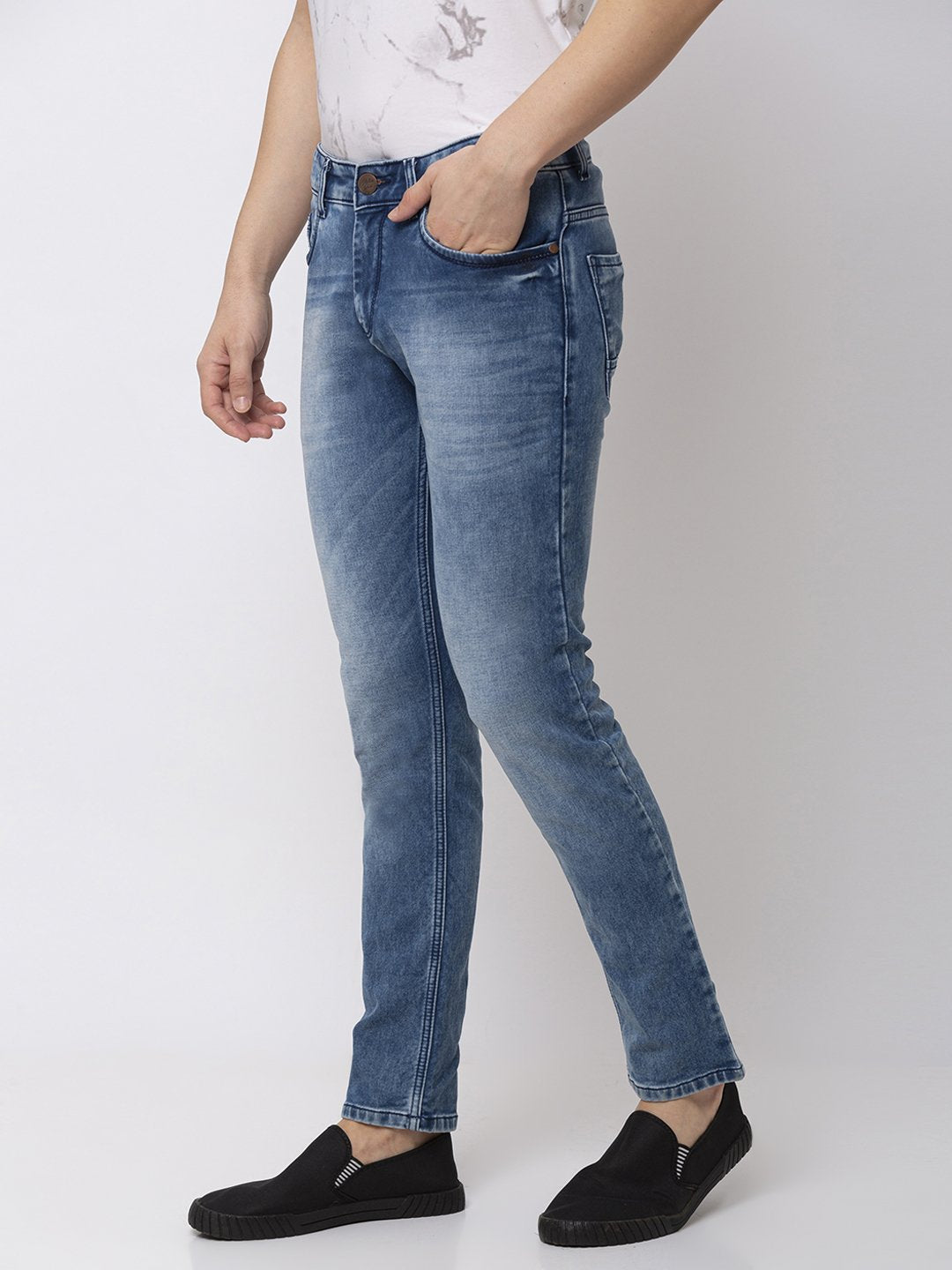light washed jeans for men