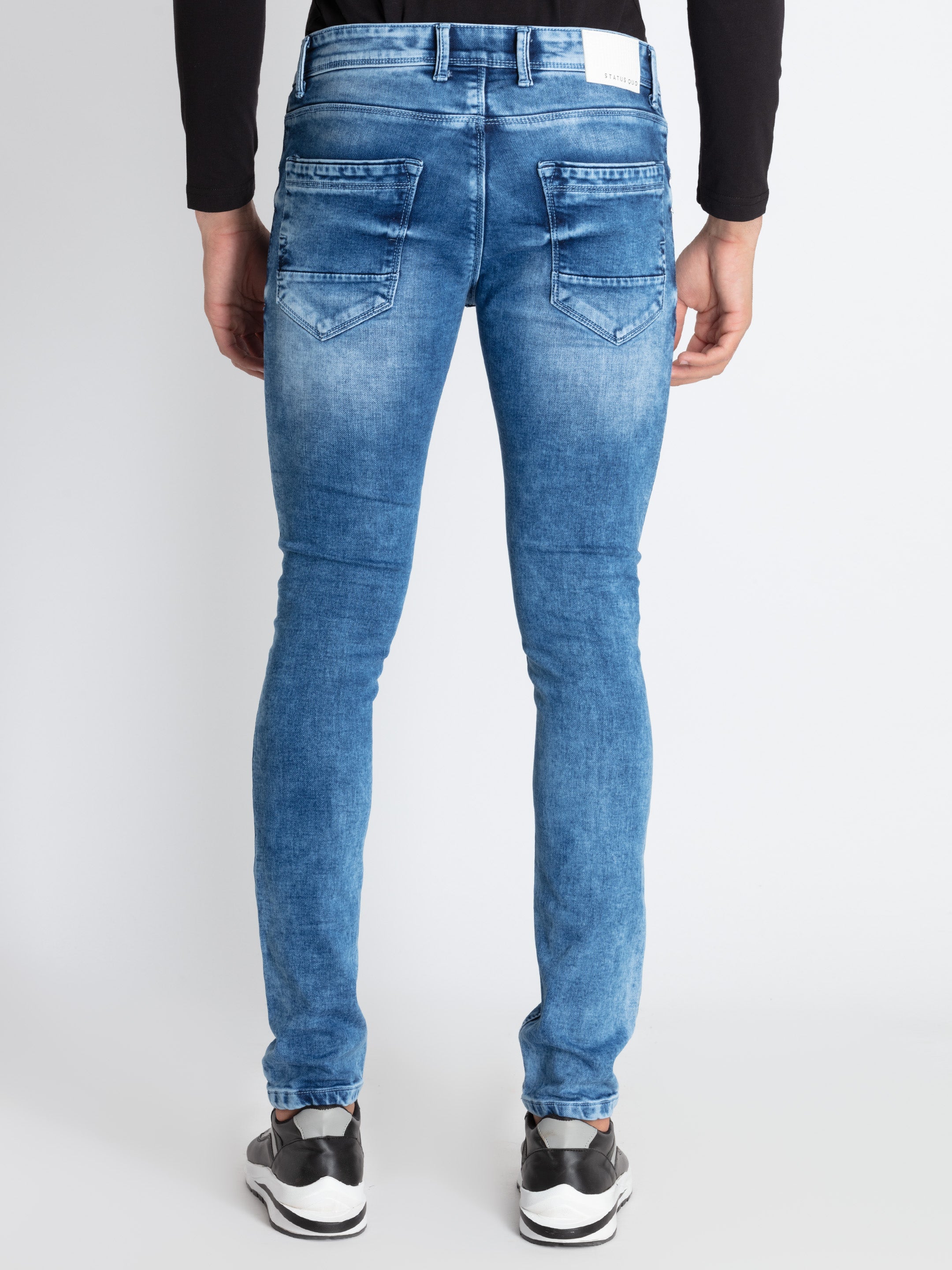 Mens Slim Fit Ligh Washed Denim