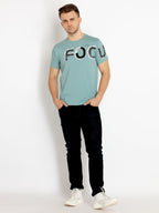 Mens Straight Slim Fit Mid Rise Denim