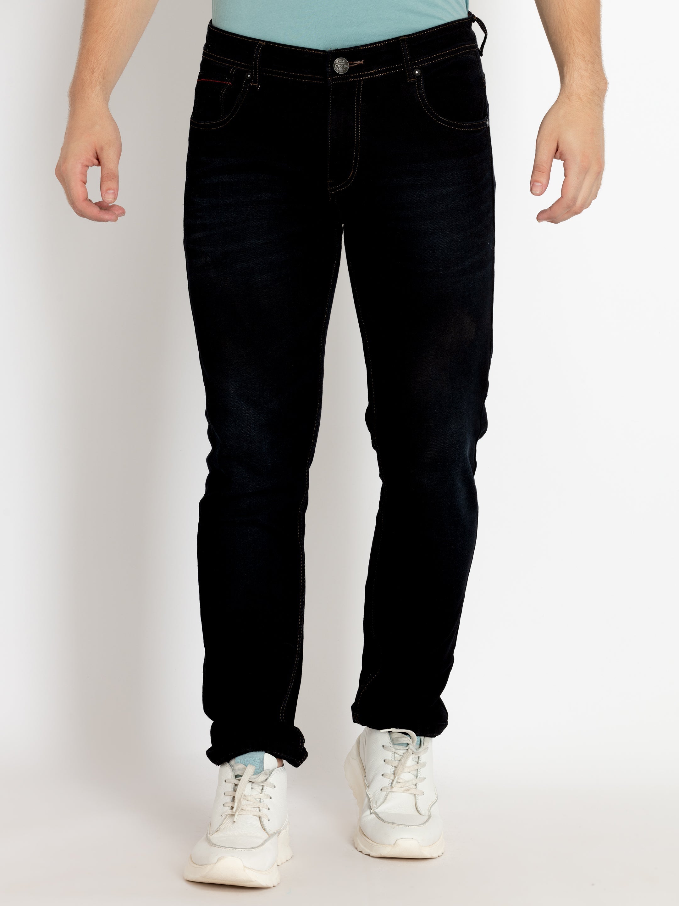 Status Quo |Men's Straight Slim Fit Denim  - 30, 32, 34, 36, 38, 40