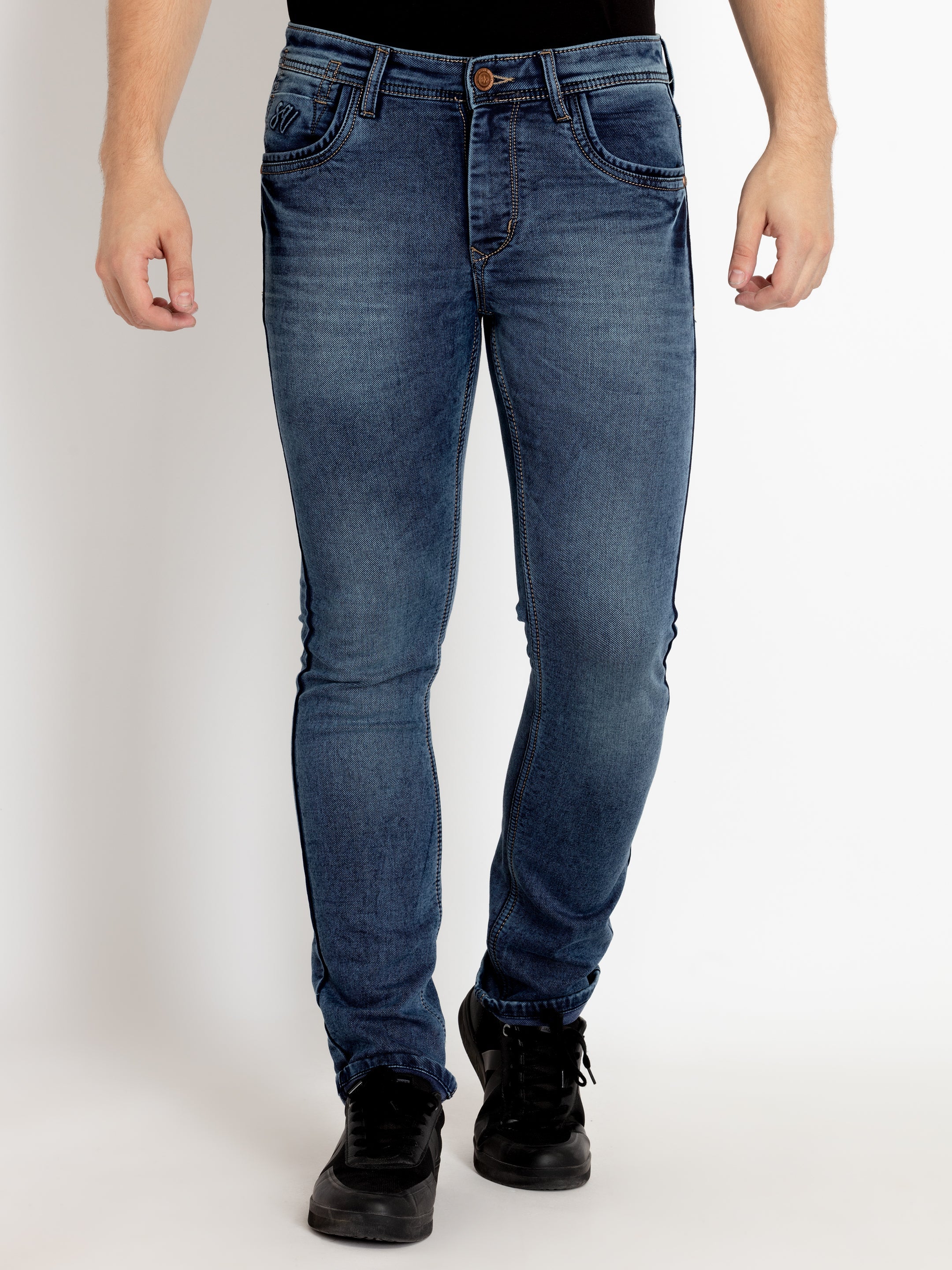Status Quo |Men's Straight Slim Fit Denim  - 30, 32, 34, 36, 38, 40