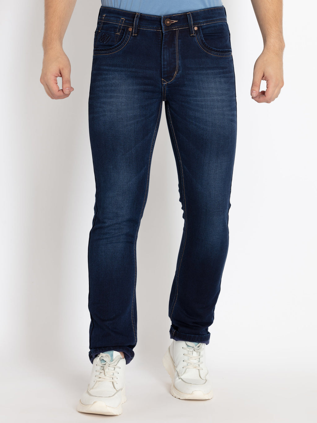 Status Quo |Men's Straight Slim Fit Denim  - 28, 30, 32, 34, 36, 38, 40, 42