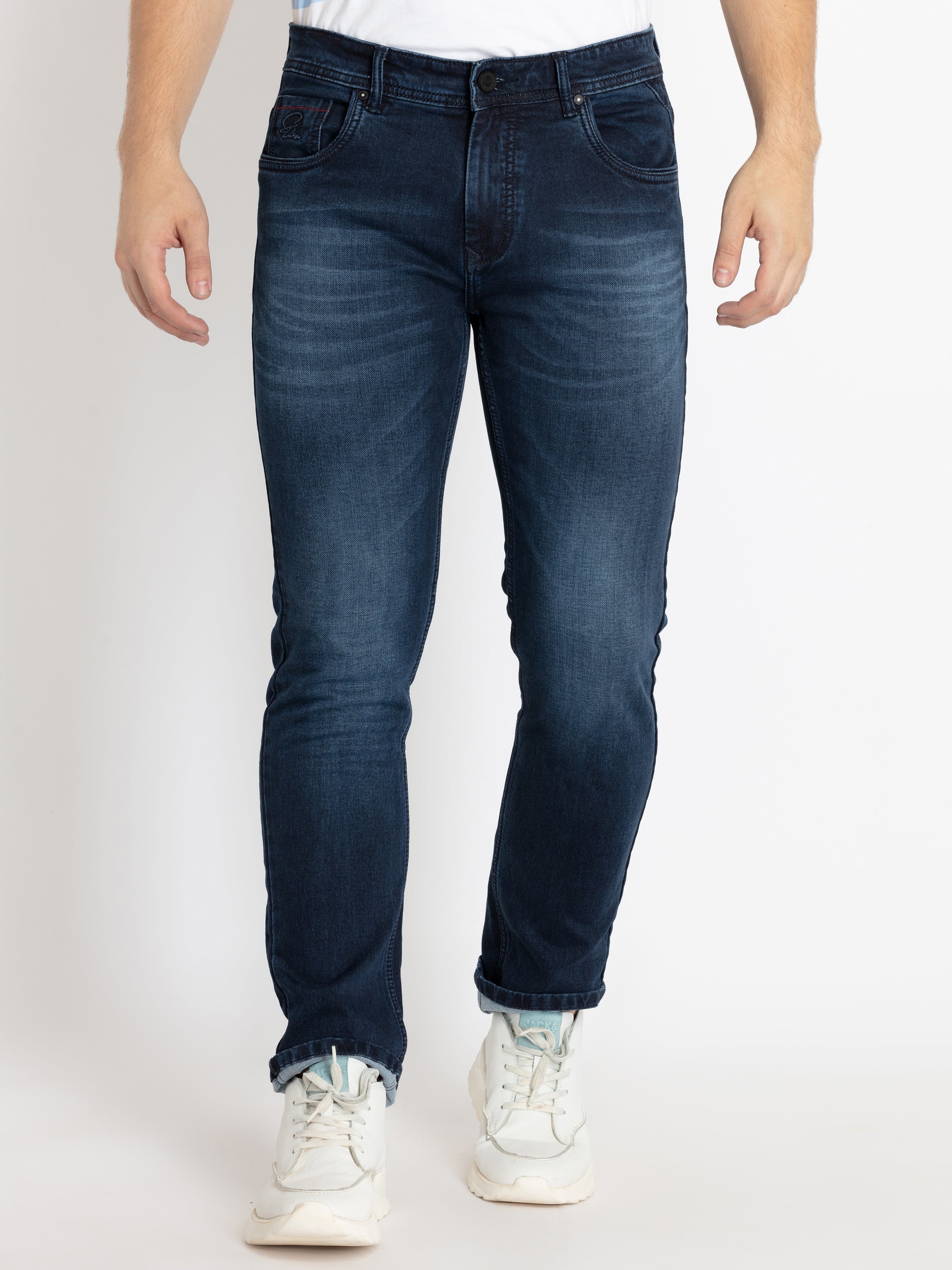 Status Quo |Men's Straight Slim Fit Denim  - 28, 30, 32, 34, 36, 38, 40, 42