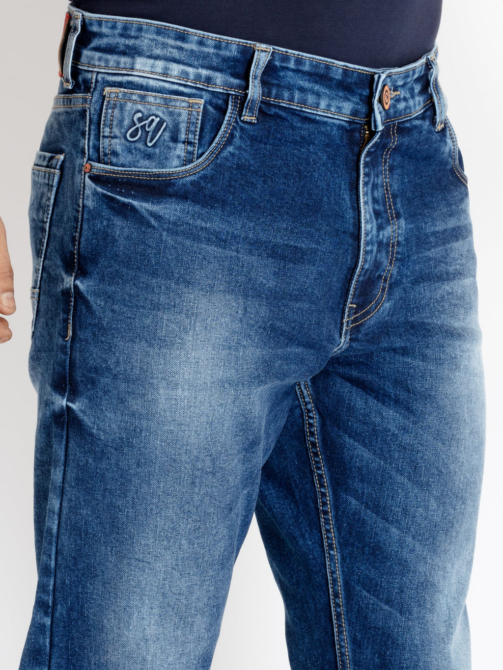 washed jeans