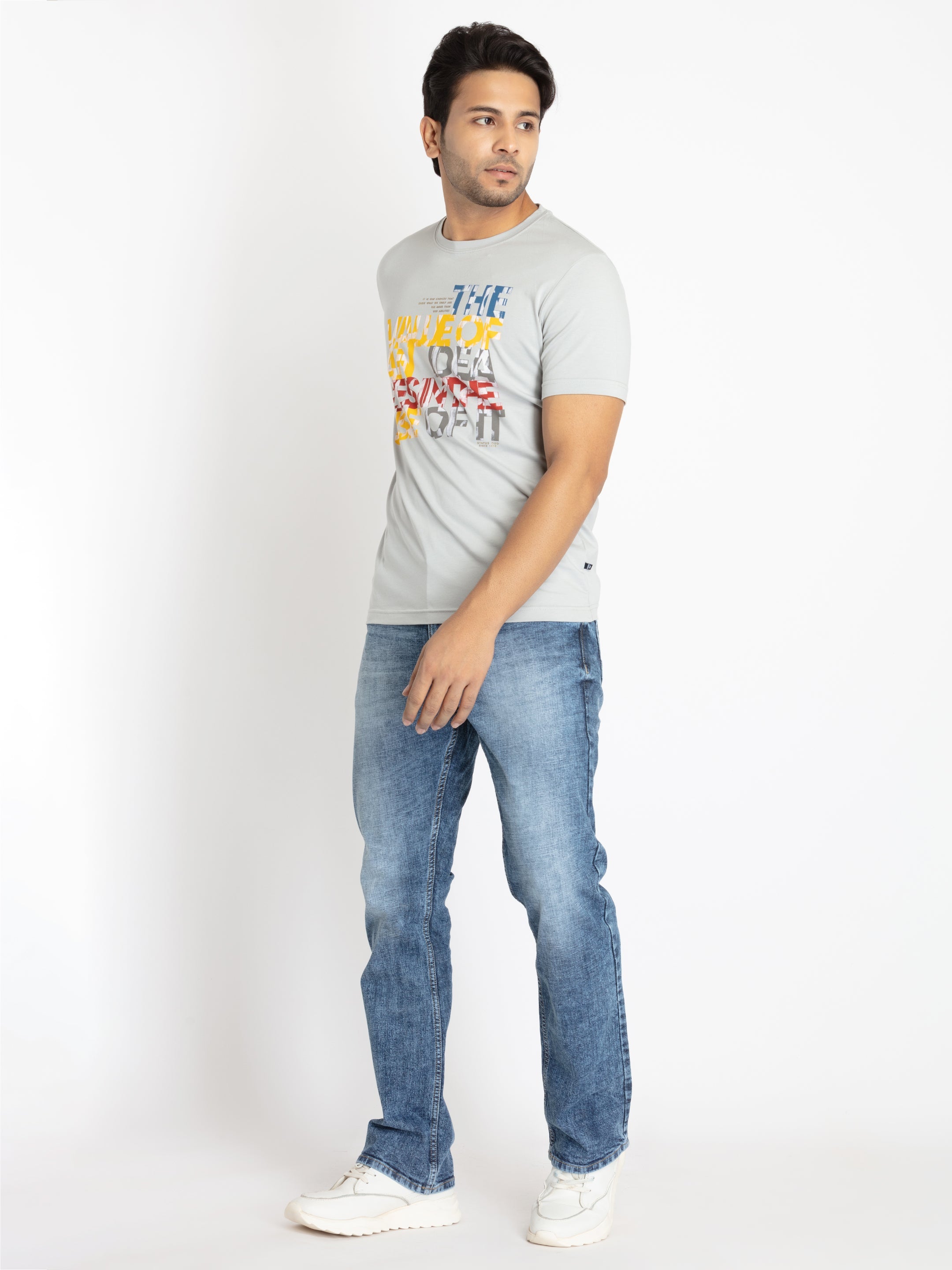 washed jeans