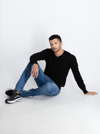 Men's Light Washed Slim Fit Denim